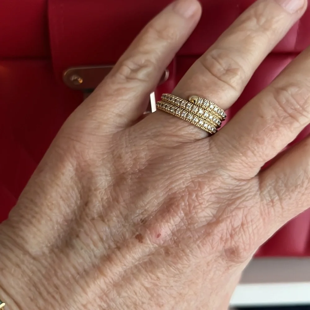 14k WRAP RING 1 CTW - Picture 2 of 7